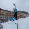 2015. Капитана Шефнера в снегопад превратилась в горнолыжный склон — newsvl.ru