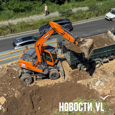 Во время ремонта подпорной стены на Аллилуева, которая стояла под наклоном 40 лет, осыпалась часть косогора (ФОТО)