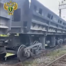 Вагоны со щебнем сошли с рельсов на станции Сибирцево