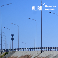 Часть трассы, ведущей в аэропорт Владивостока, осталась без освещения