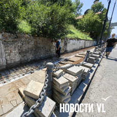 На подпорную стену на Океанском проспекте вернут барельефы с морскими обитателями