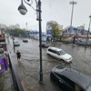 Улица Пограничная в воде — newsvl.ru