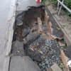 Провал на тротуаре на Партизанском проспекте во Владивостоке — newsvl.ru