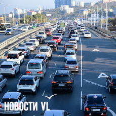 Вторую пятницу подряд во Владивостоке пробки до 10 баллов