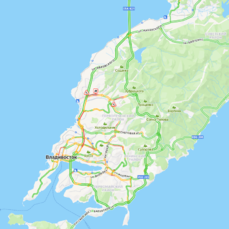 Почти все пробки в предпраздничный вечер во Владивостоке — на участках &laquo;оптимизации дорожного движения&raquo;