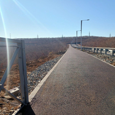 На Русском острове заасфальтировали новый участок велодорожки