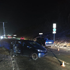 Пять человек пострадали в ДТП на тёмном съезде с Русского моста