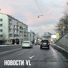 За ночь во Владивостоке выпало 5 мм осадков &#151; дороги местами ещё мокрые