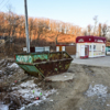 Поворот к форту № 11. Контейнер стоит — newsvl.ru