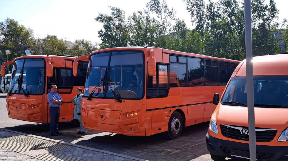 Новые автобусы пополнили автопарк в Хабаровском крае