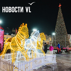 На главной площади Владивостока открылся новогодний &laquo;ледовый&raquo; городок (ФОТО; ВИДЕО)