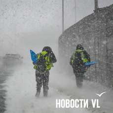 Техника застревает, люди толкают автобусы, большегрузам закрыли дорогу: метель во Владивостоке усилилась (ФОТО)