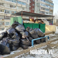 Экологический оператор старается вывозить мусор с улиц Владивостока вовремя, но не всегда получается