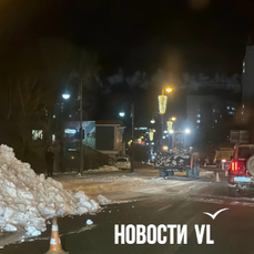 Список улиц во Владивостоке, где сегодня ночью будут убирать снег  и надо перепарковаться