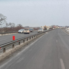 Авария на федеральной трассе собрала многокилометровую пробку в сторону Владивостока