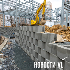 &laquo;Конкуренция заставляет шевелиться&raquo;: как во Владивостоке строят подпорные стены из гравиблоков местного производства (ФОТО; ВИДЕО)