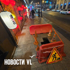 На Пограничной прохожий провалился в портал под тротуаром на месте снесённой пристройки к ресторану