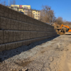 Большая часть новой подпорной стены уже готова — newsvl.ru