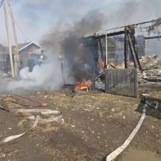 Взрыв газового баллона уничтожил дачный домик на севере Приморья