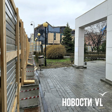 Проход через сквер Городов-побратимов перекрыли на время ремонта