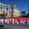 Вместо проезда военной техники показали театрализованное представление – выступление творческих коллективов — newsvl.ru