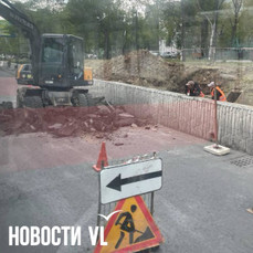 В районе Нижнепортовой раскапывают дорогу, чтобы подключить &laquo;новый объект&raquo; к теплоснабжению