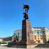 Памятник Борцам за власть Советов. Фото: телеграм-канал «Архитектурные излишества» — newsvl.ru