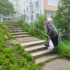 Добровольского. Здесь поменяют 26 ступеней, сделают новую площадку и заасфальтируют подход — newsvl.ru