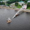 Вид на разрушенный мост сверху — newsvl.ru