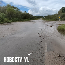 После сильных дождей на западе Приморья подтопило несколько дорог