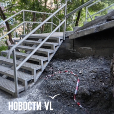 Лестницу на остановке &laquo;Картинная галерея&raquo; обещают доделать и навести порядок вокруг
