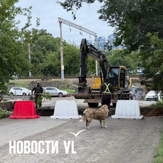 Сквозной проезд по Нефтеветке перекрыли на две недели, а проход по мосту через Первую речку – до завтра