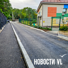 Дорогу рядом с лицеем на Борисенко восстановили после ремонта на теплосетях