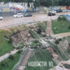 На Патрокле в районе «Североморской» грунты смыло на пешеходные тропы, улица Архангельская затоплена — newsvl.ru