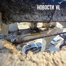 Ступени виадука рядом с библиотекой Горького восстановят по гарантии (ФОТО)
