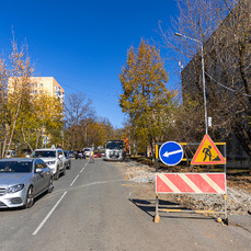 На Ильичёва начался ремонт дороги вдоль стадиона &laquo;Строитель&raquo;
