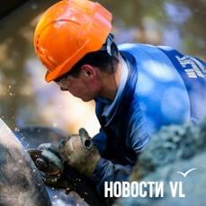 Одну полосу на Первой Речке перекрыли до вечера для ремонта теплосетей