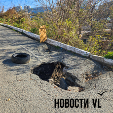 После потопов на улице Невельского разорвало ливневый коллектор возле гаражного кооператива (ФОТО; ВИДЕО)